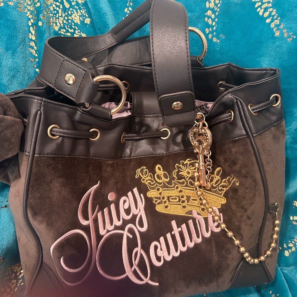 Juicy Couture Brown Daydreamer with Pink Interior
